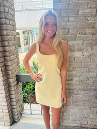 Amanda Uprichard Alphine Dress in Cornsilk