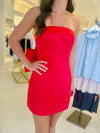 Melody Bow Back Taffeta Mini Dress