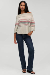 Frankies Bikinis Adams Cotton Knit Poncho