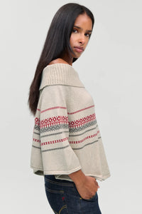 Frankies Bikinis Adams Cotton Knit Poncho