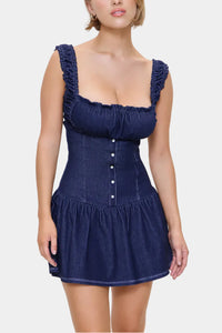 Frankies Bikinis Christa Denim Dress