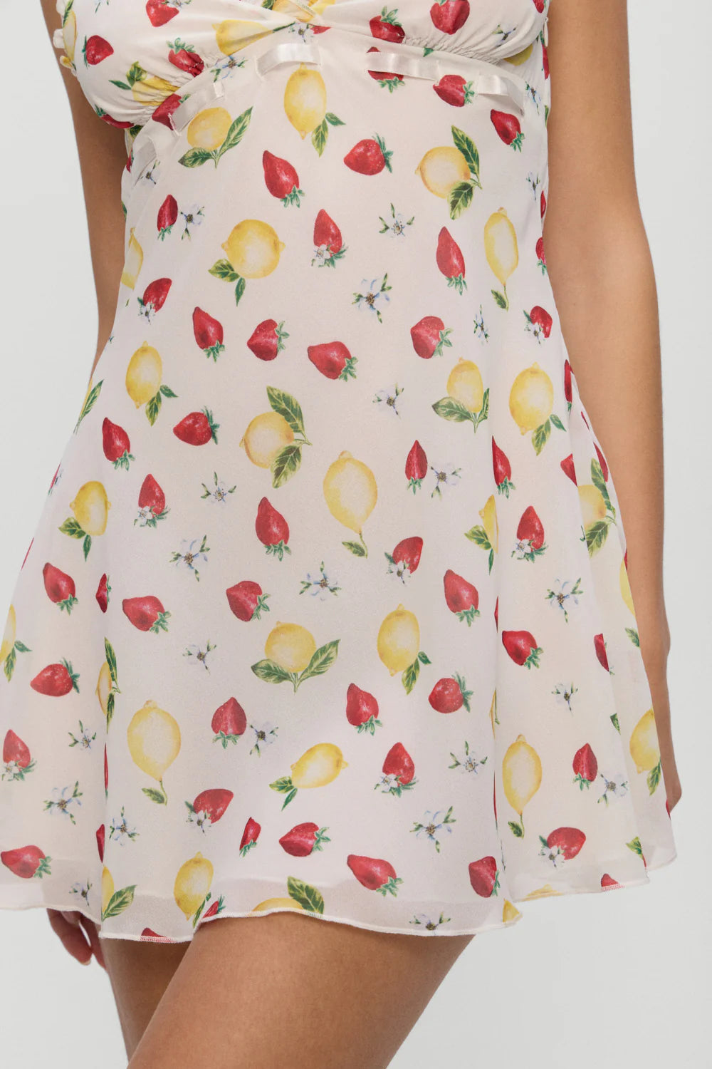 Frankies Bikinis Dreamer Chiffon Mini Dress