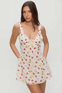 Frankies Bikinis Dreamer Chiffon Mini Dress