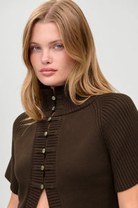 Frankies Bikinis Everett Knit Cotton Cape