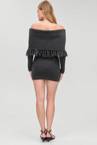Frankies Bikinis Jane Sweater Mini Dress