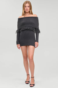 Frankies Bikinis Jane Sweater Mini Dress