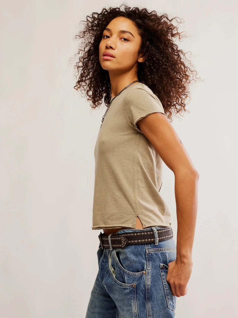 Free People Nova Tee in Caiman