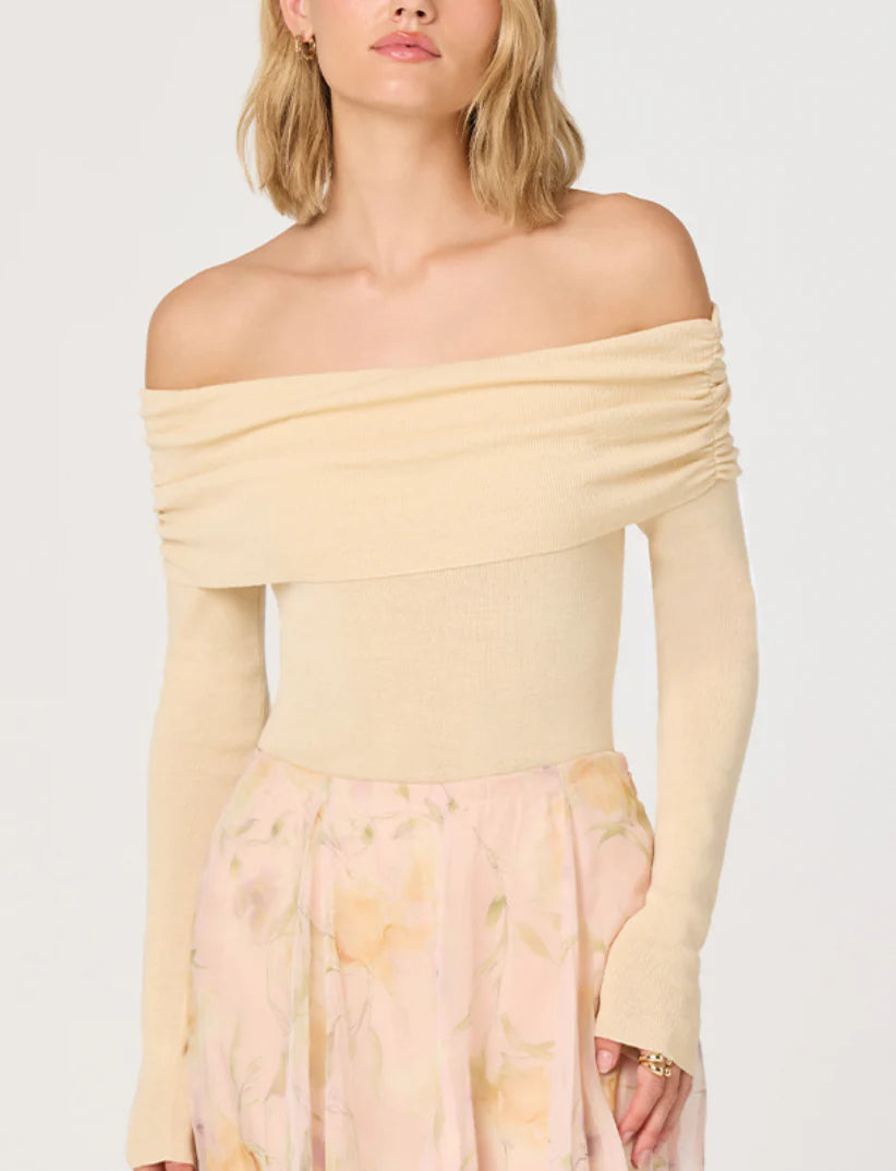 ASTR The Label Kylin Sweater in Buttercream