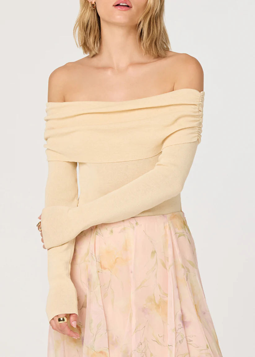 ASTR The Label Kylin Sweater in Buttercream