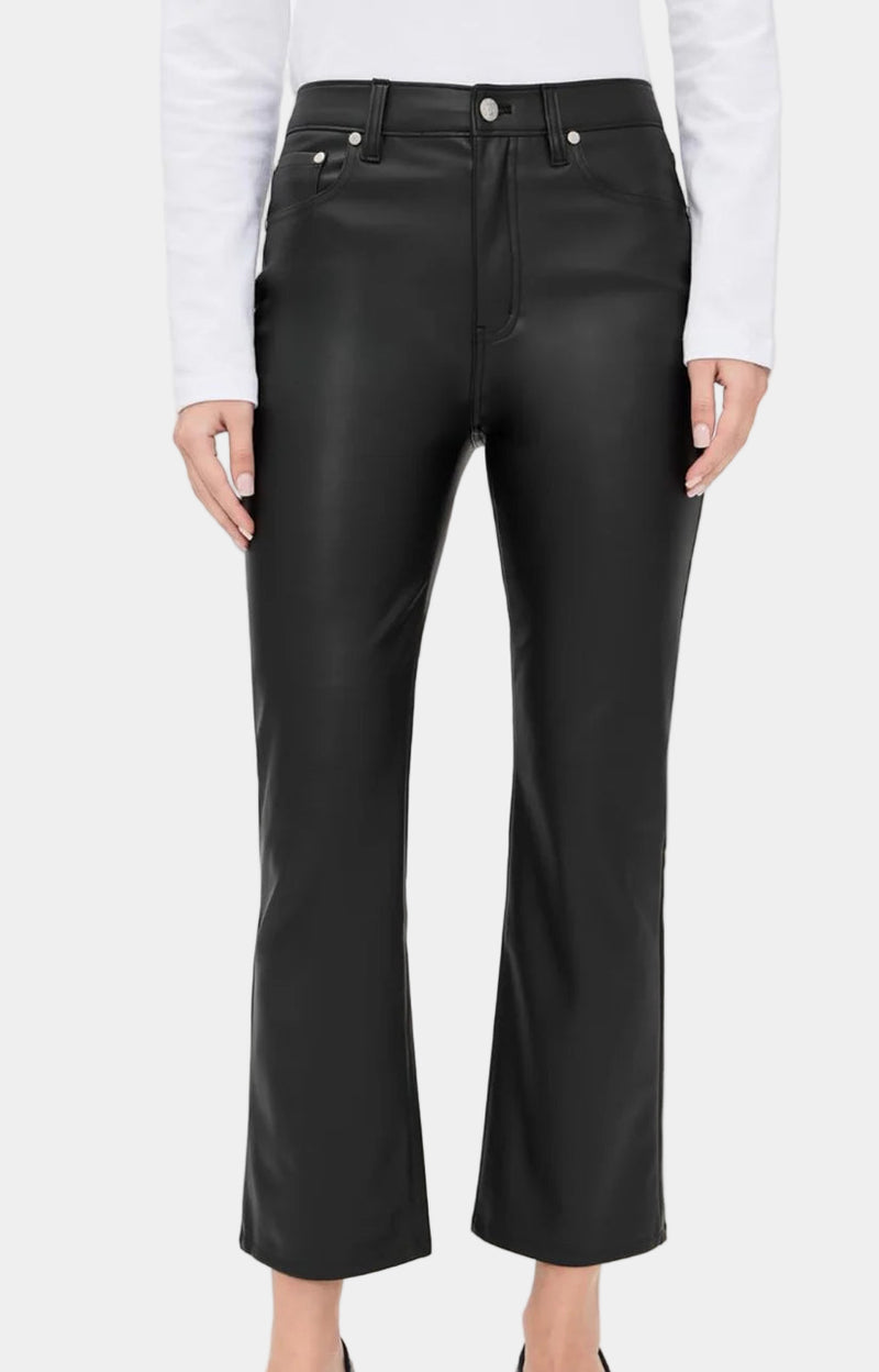 DAZE Shy Girl High Rise Crop Flare Pants