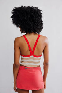 FP Movement All Clear Striped Cami in White Combo