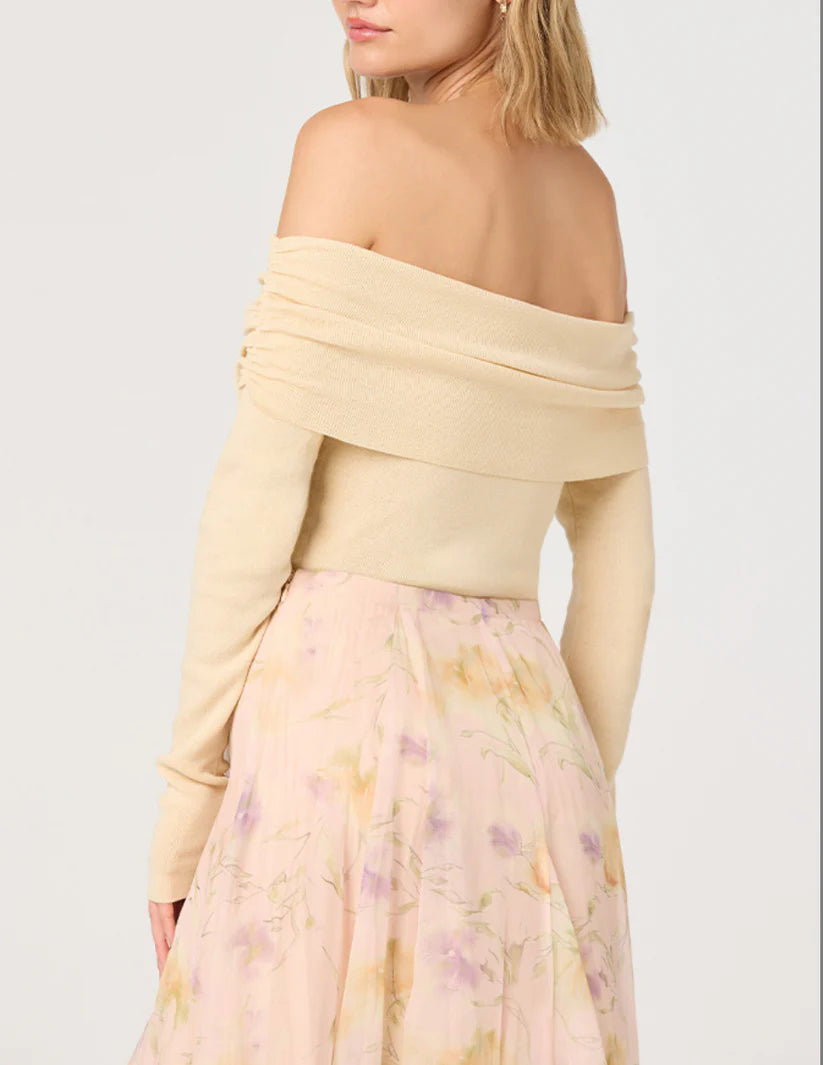 ASTR The Label Kylin Sweater in Buttercream