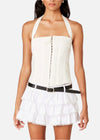 NIA Warren Eyelet Corset Top