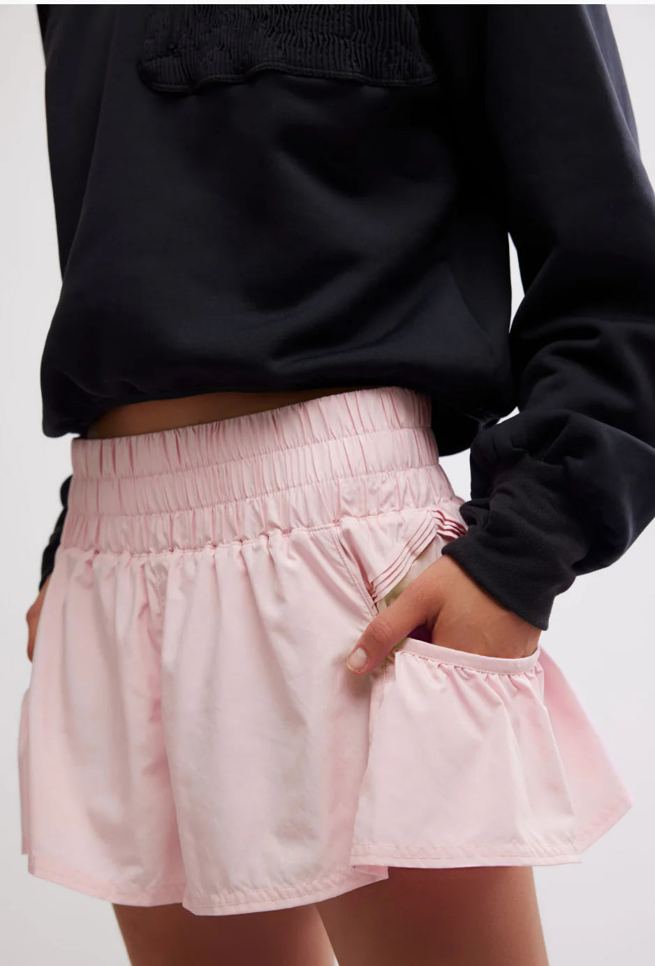 FP Movement Get Your Flirt On Shorts in Ballet Slipper