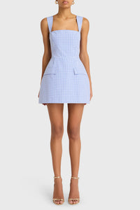Amanda Uprichard Gingham Bethany Skort Romper