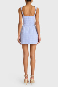 Amanda Uprichard Gingham Bethany Skort Romper