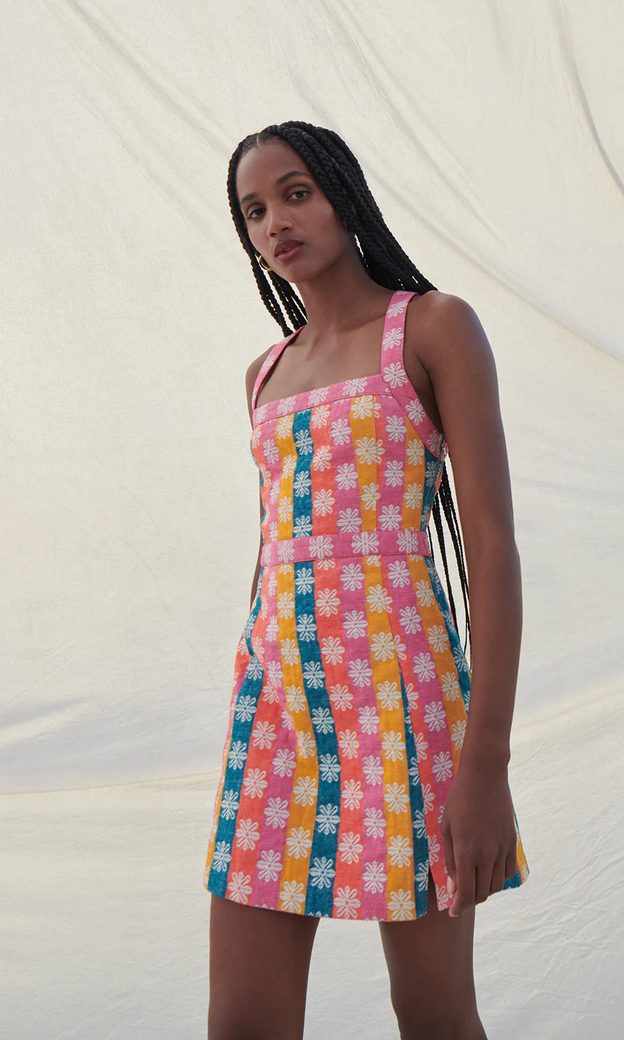 Saylor Giselle Woven Jaquard Mini Dress