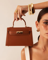 Billini Hariette Handle Bag in Tan