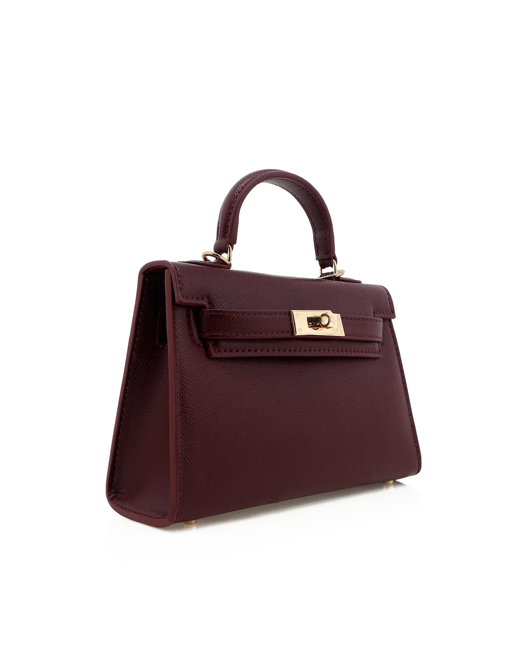 Billini Hariette Handle Bag in Bordeaux Saffiano