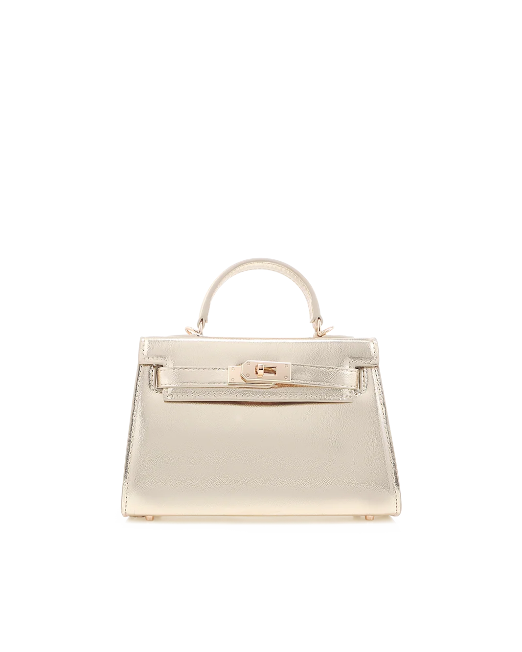 Billini Hariette Handle Bag in Gold Metallic