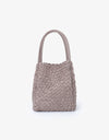 REMI/REID Hollace Mini Woven Suede Tote Bag