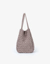 REMI/REID Hollace Mini Woven Suede Tote Bag
