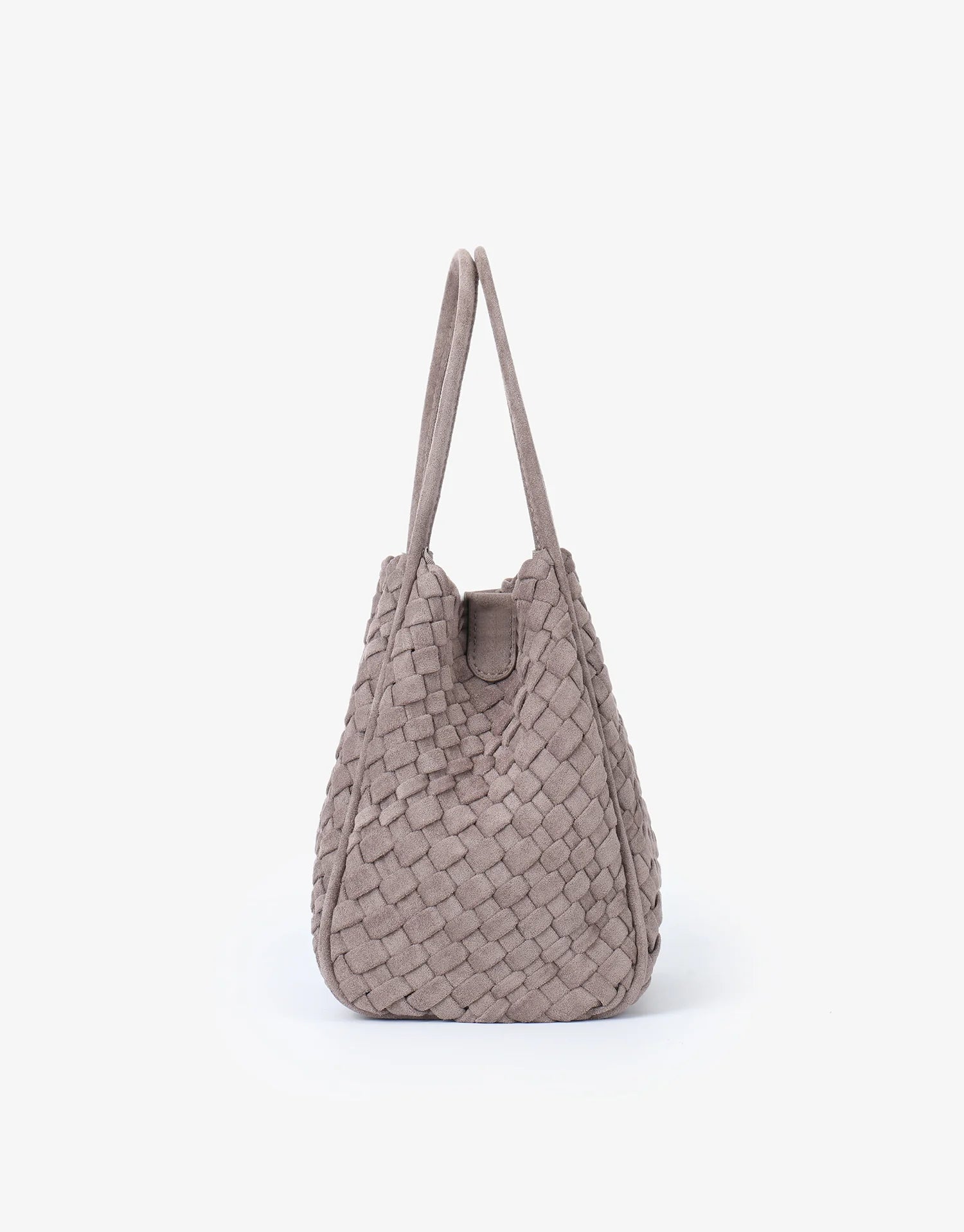 REMI/REID Hollace Mini Woven Suede Tote Bag