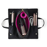 KUSSHI Hair Tools Bag in Black/Pink