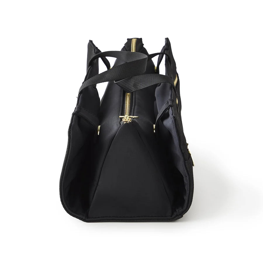 KUSSHI Hair Tools Bag in Black/Pink