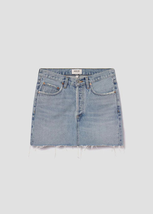 AGOLDE V-Waist Mini Skirt