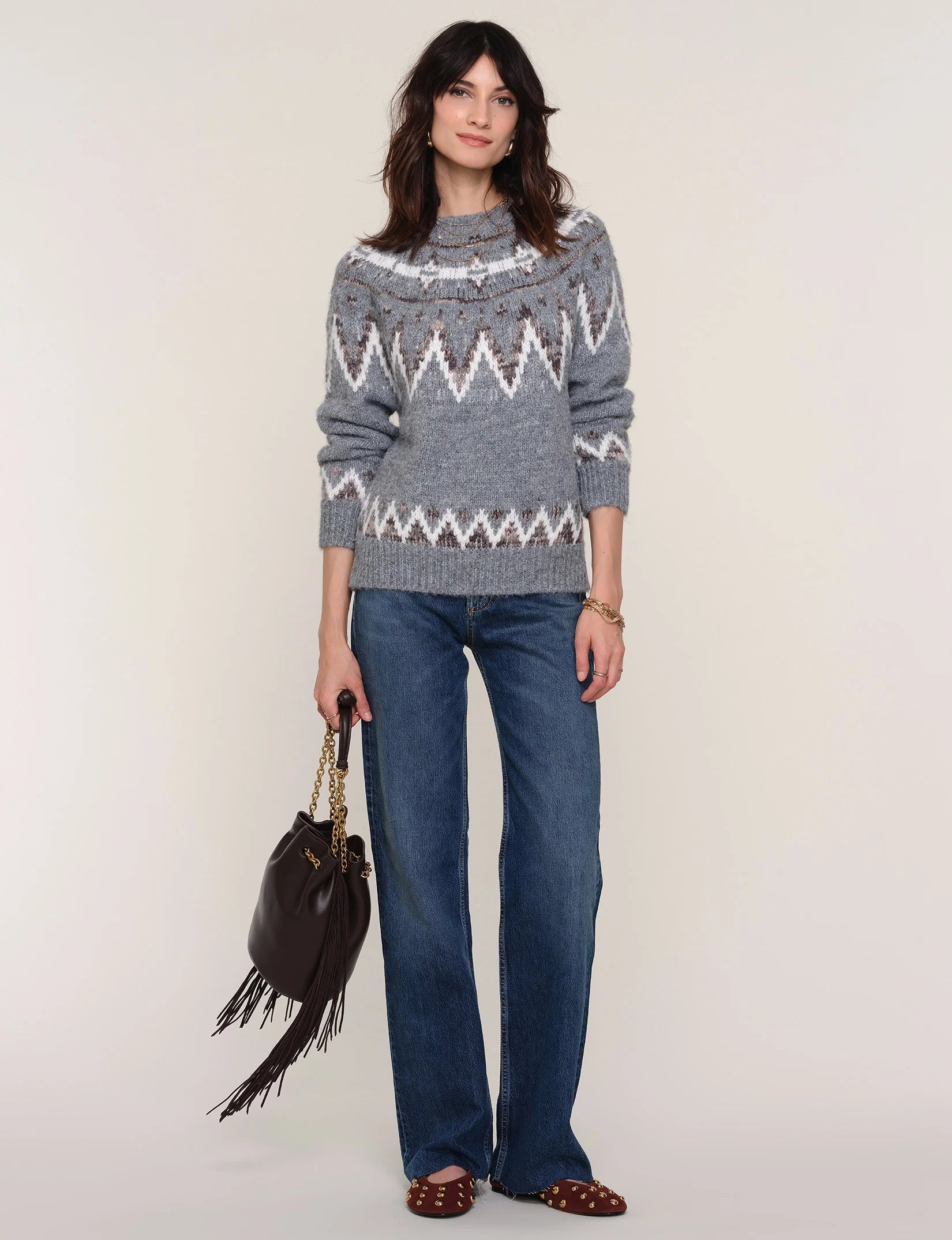 Heartloom Rae Sweater in Heather