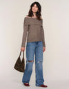 Heartloom Kendra Sweater in Taupe