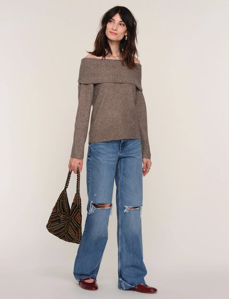 Heartloom Kendra Sweater in Taupe