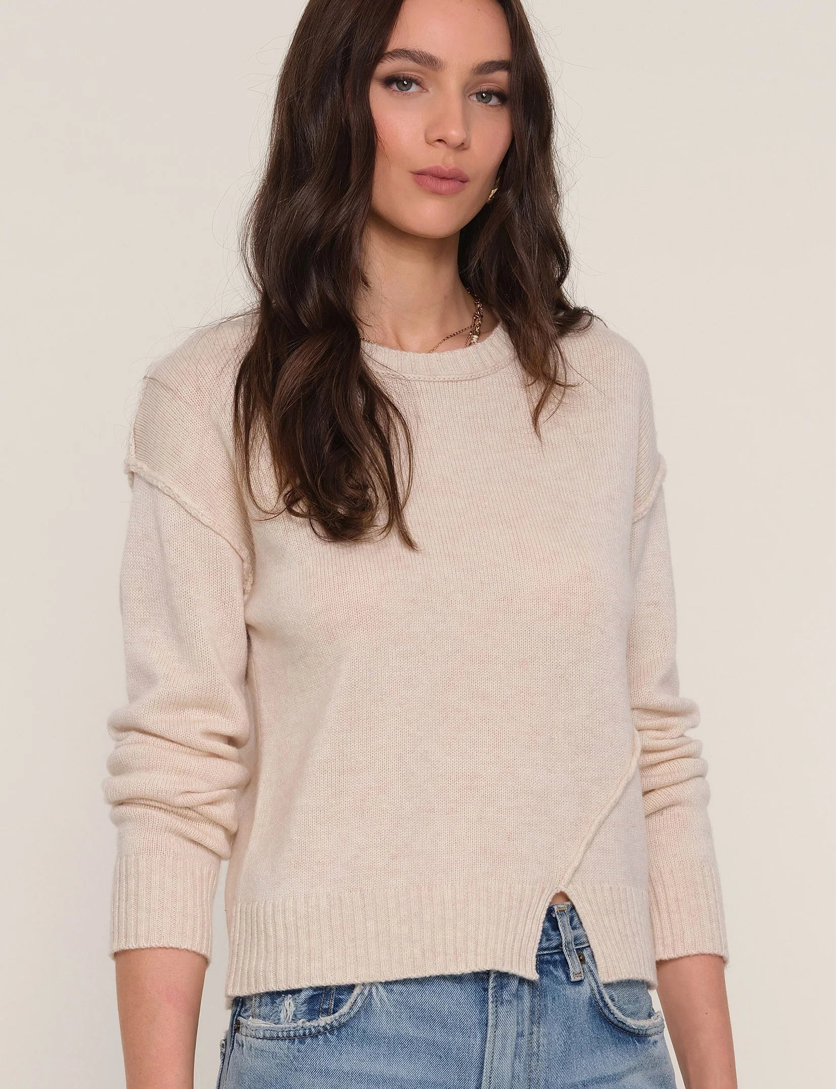 Heartloom Celty Sweater in Ecru