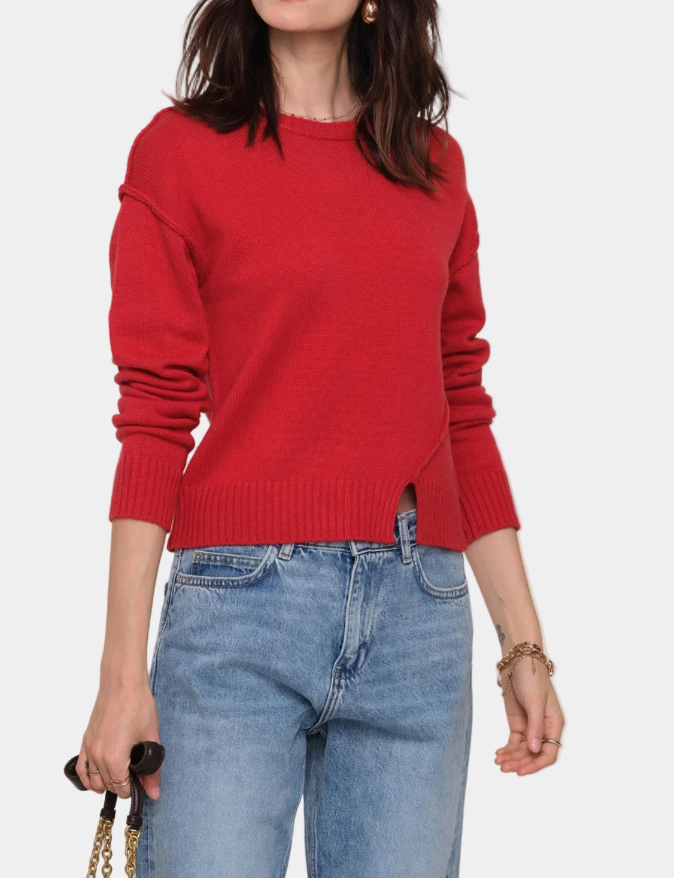 Heartloom Celty Sweater in Brick