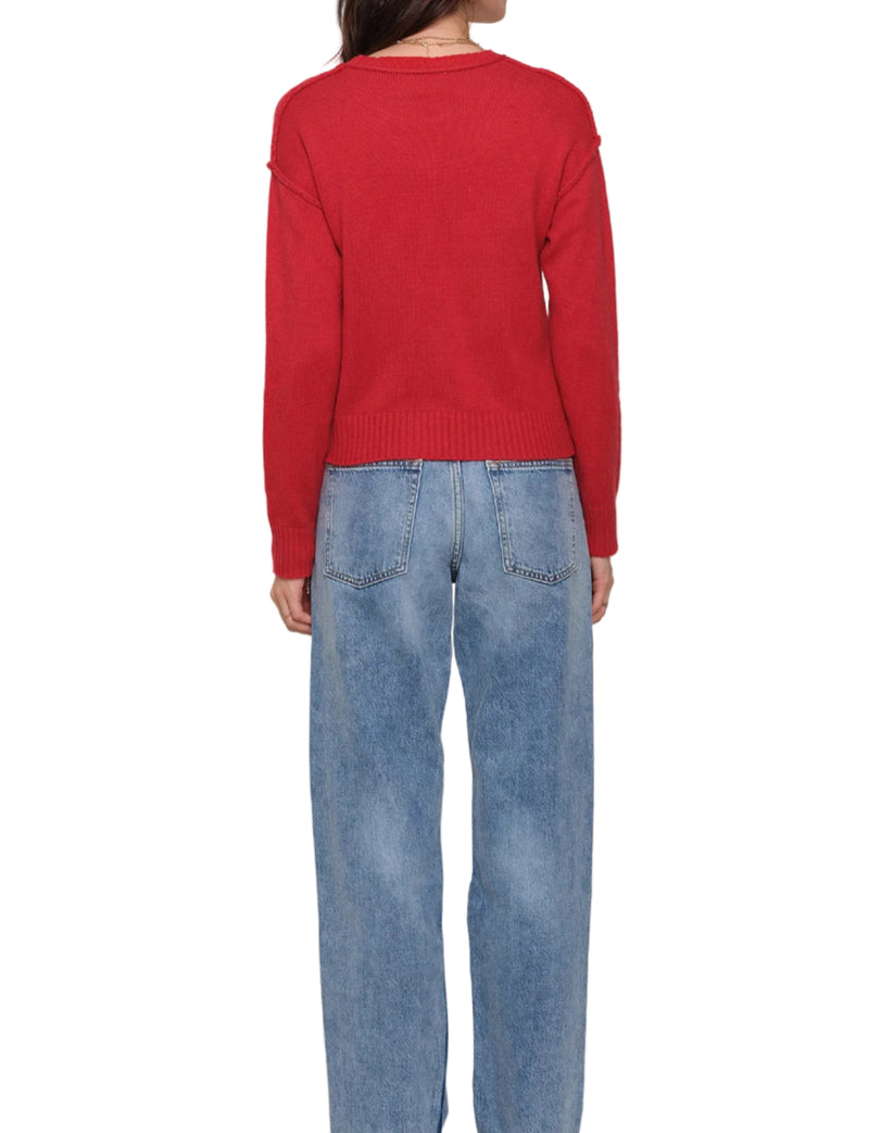 Heartloom Celty Sweater in Brick