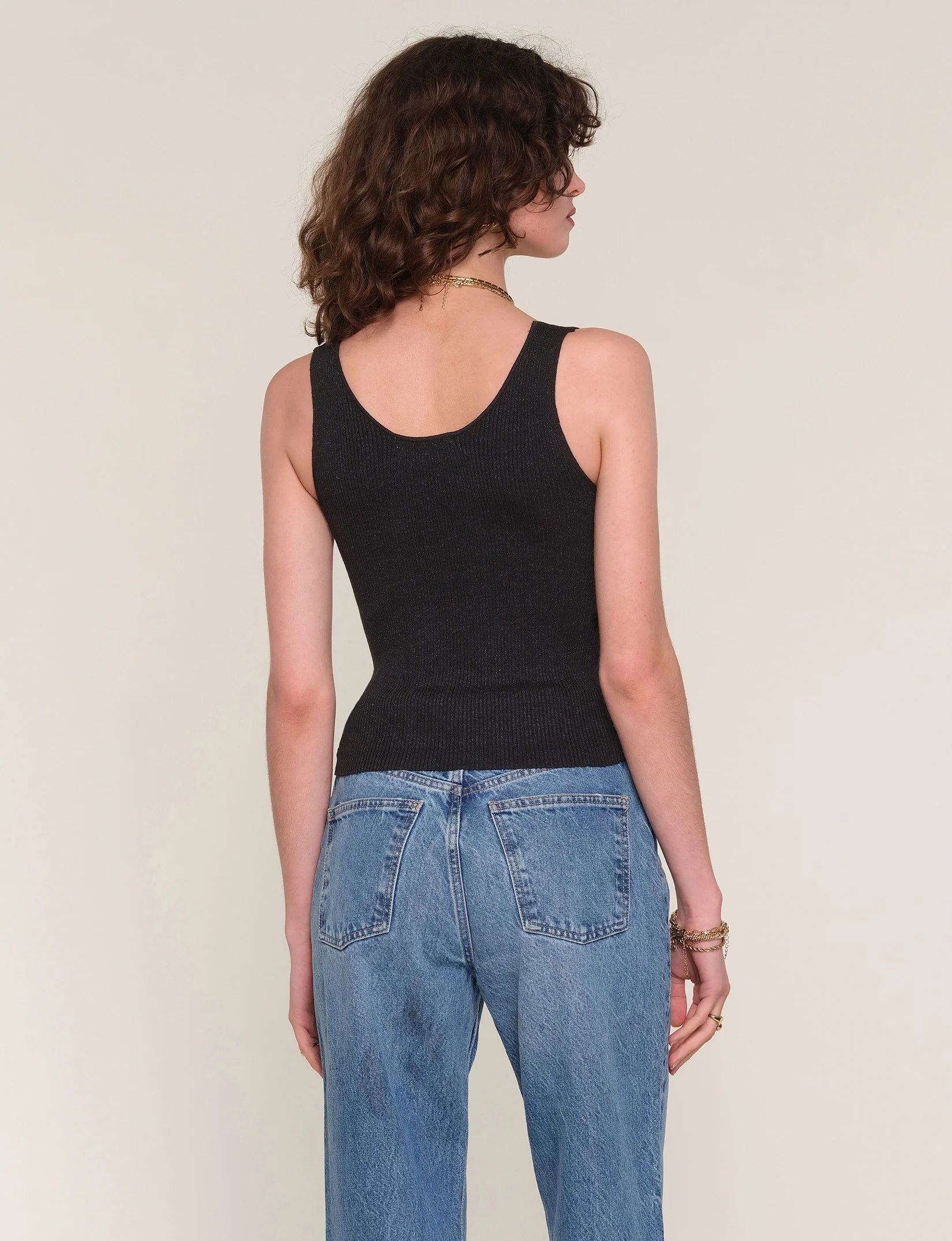 Heartloom Indra Top in Black