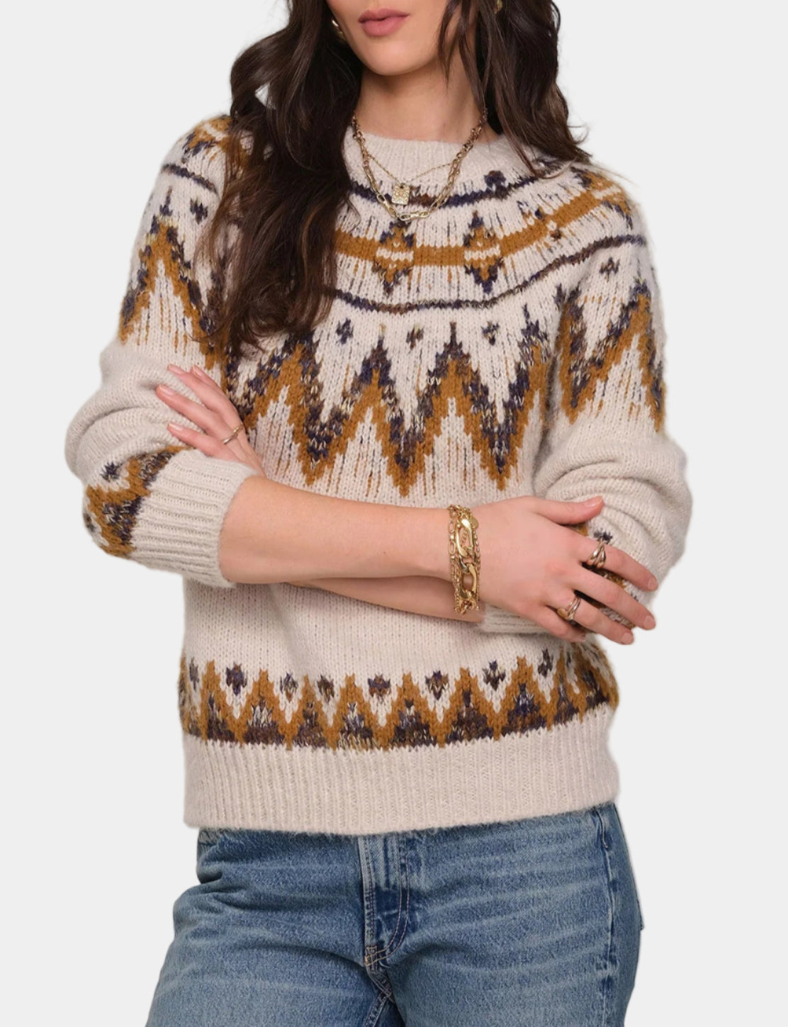 Heartloom Rae Sweater in Ivory