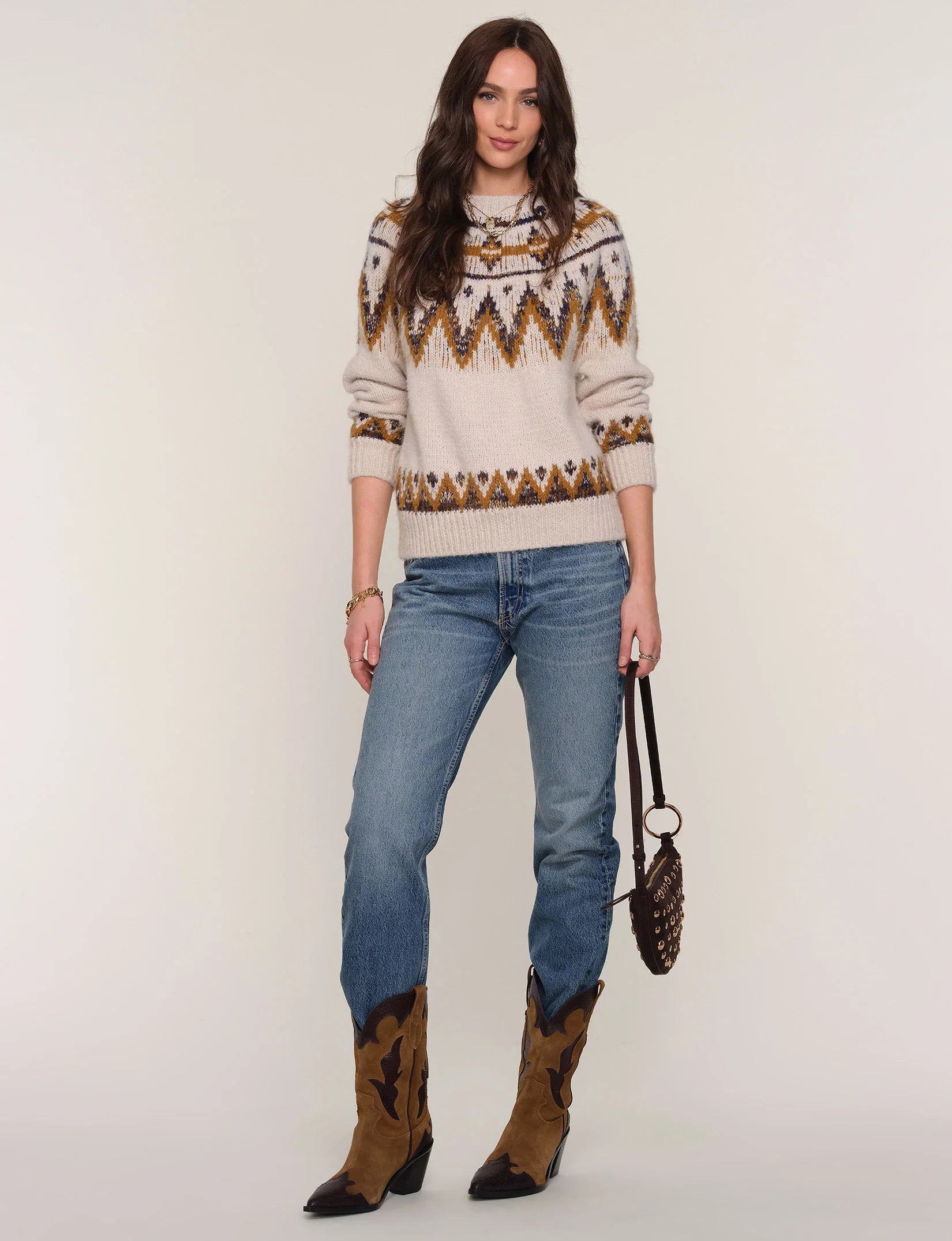 Heartloom Rae Sweater in Ivory