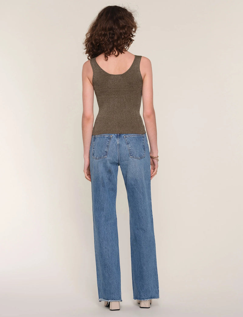 Heartloom Indra Top in Olive