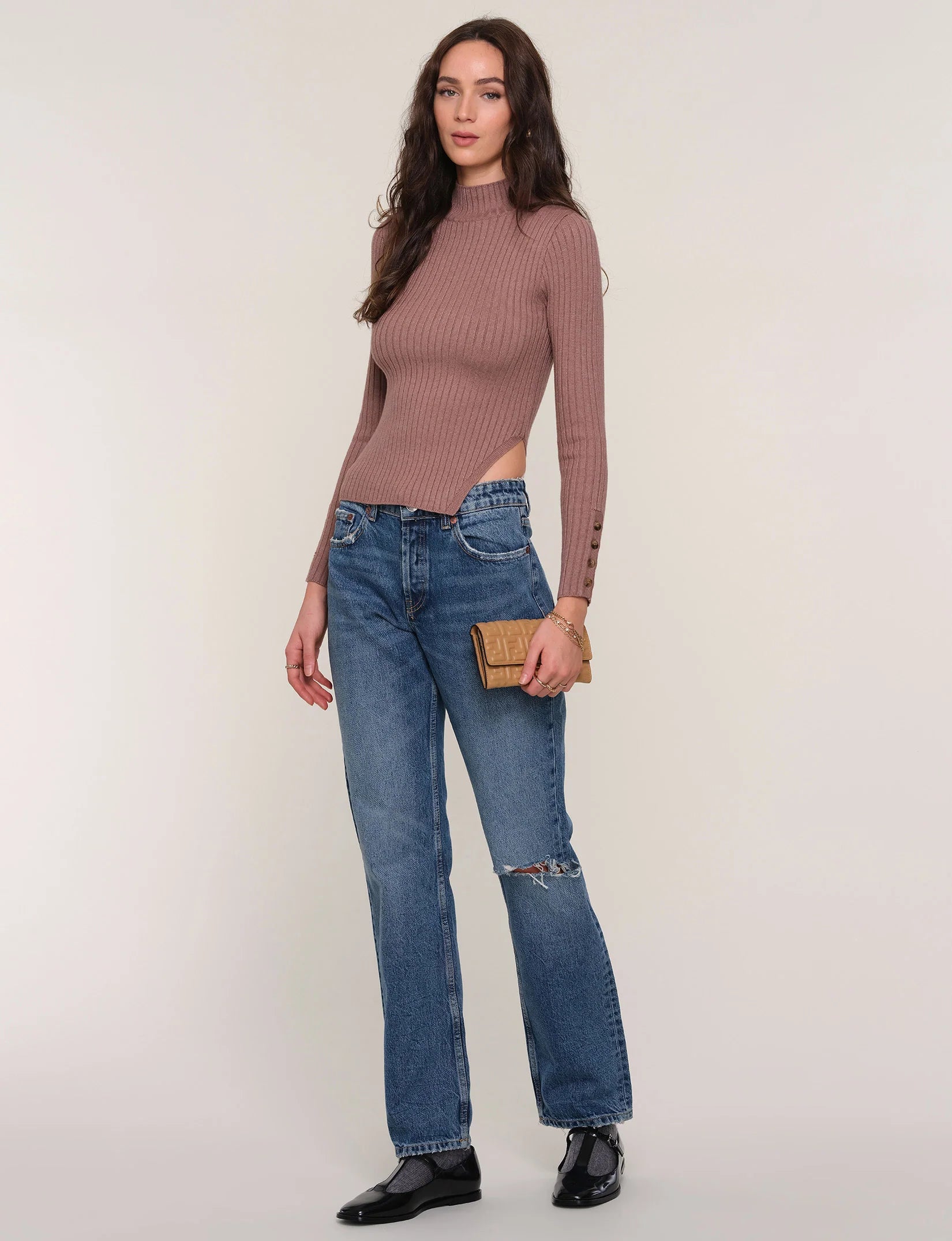 Heartloom Bendel Top in Mink
