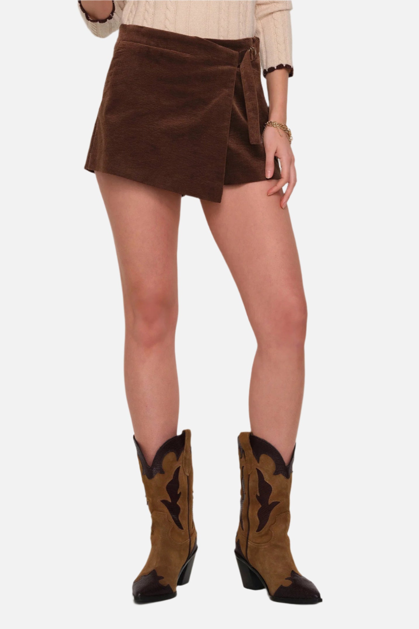 Heartloom Freya Skort in Cafe