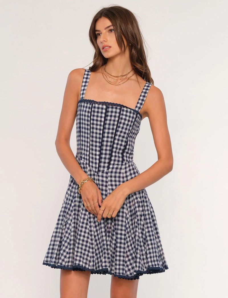 Heartloom May Dress in Navy