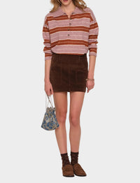Heartloom Bree Skirt in Espresso