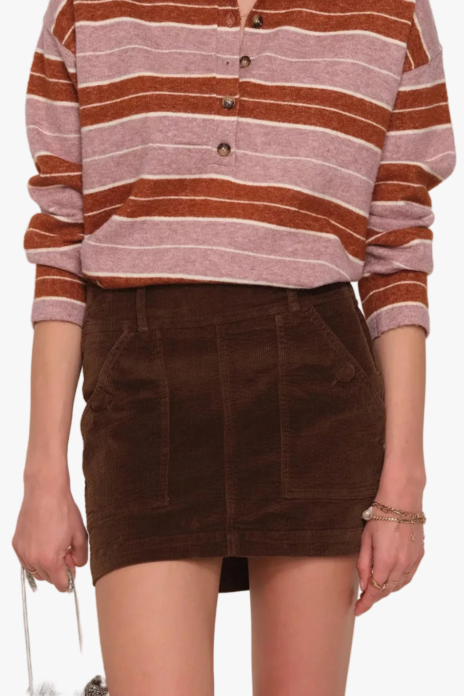 Heartloom Bree Skirt in Espresso