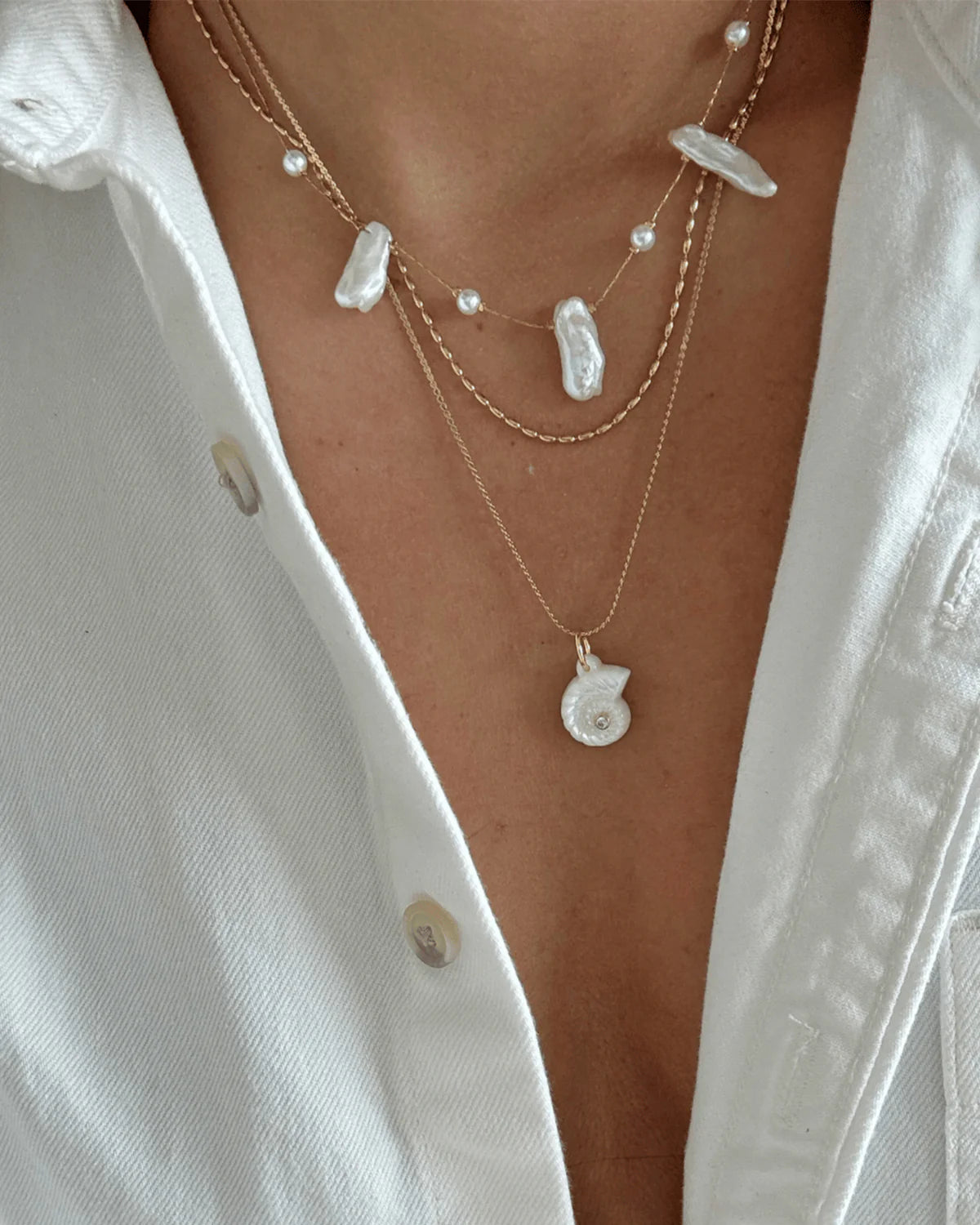 BRACHA Pearl Bay Necklace