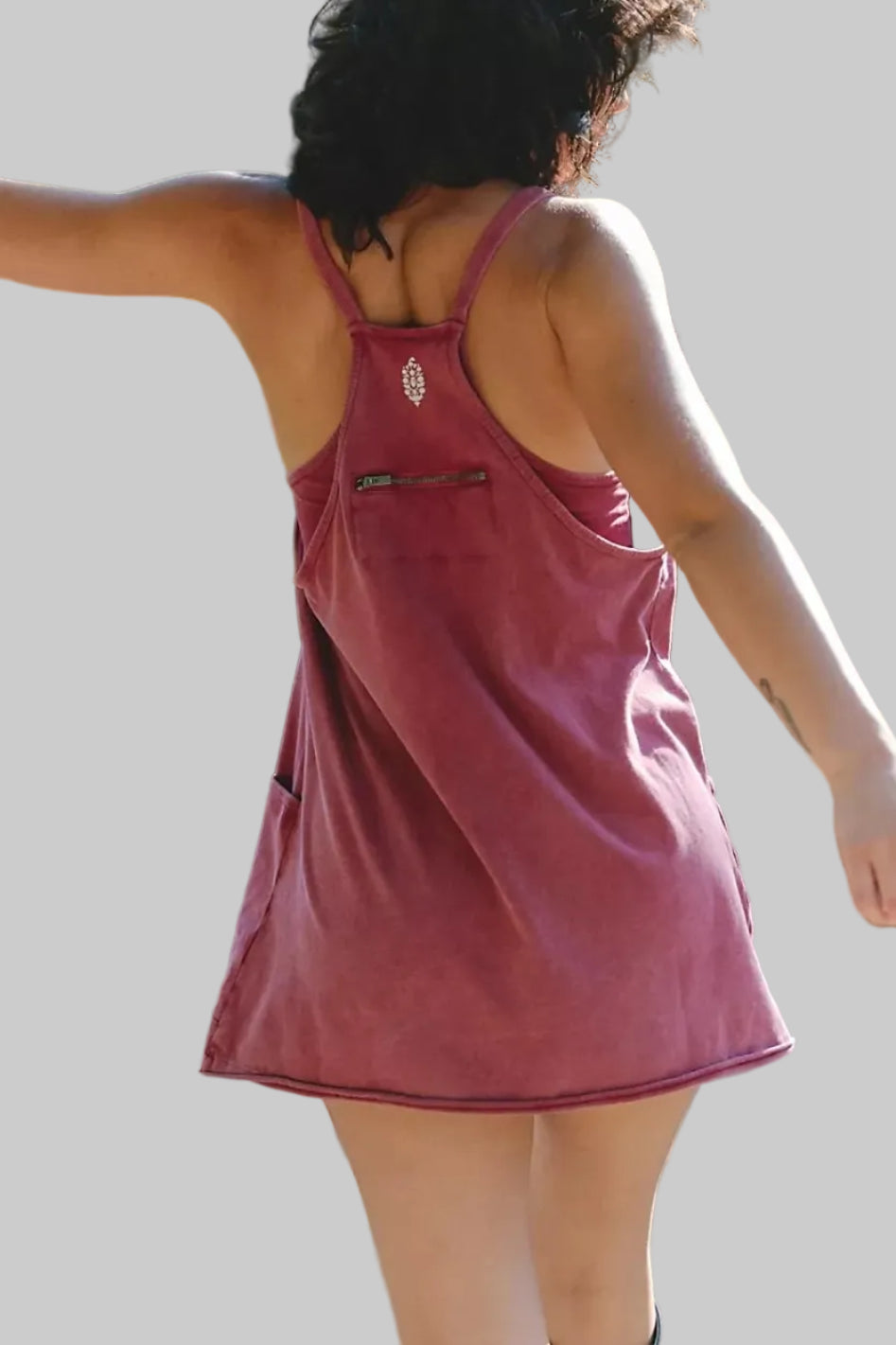 FP Movement Hot Shot Mini Dress in Brick