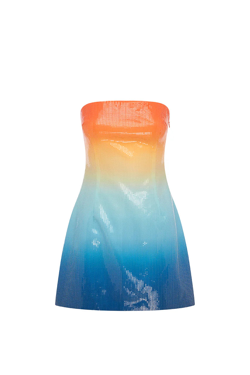 Runaway The Label Ibiza Mini Dress in Multi