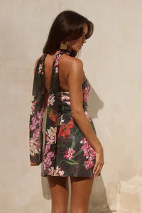 Runaway The Label Ibiza Mini Dress in Catarina Black