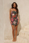 Runaway The Label Ibiza Mini Dress in Catarina Black
